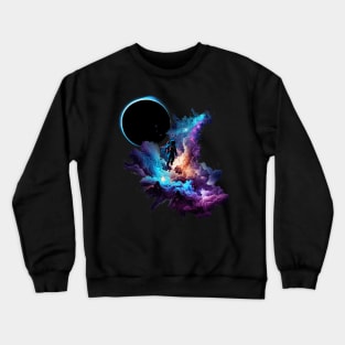 Space Eclipse 2024 Crewneck Sweatshirt